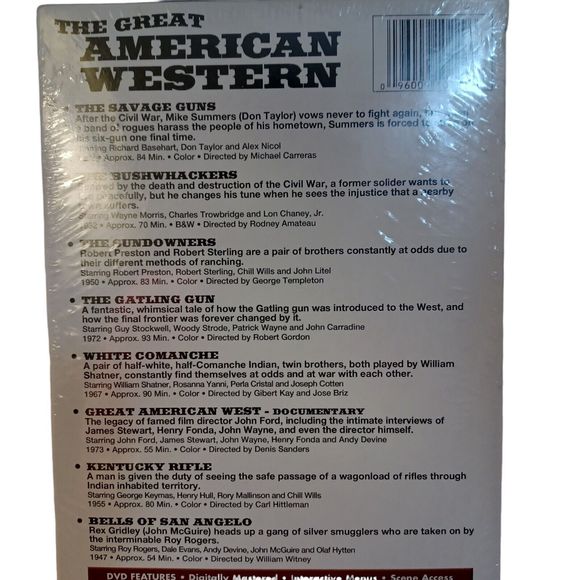 2 Set Bundle-The Great American Western and D-Day Remembered 2-DVDs Each Sealed - Picture 3 of 13